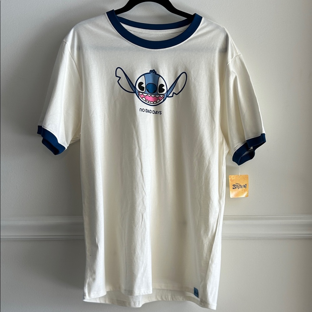 Disney Stitch “No Bad Days” Men’s Cotton T-Shirt